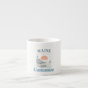 Taza De Espresso Diversión de verano en Maine Thunder_Cove