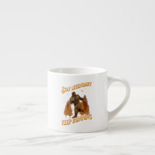 Taza De Espresso Divertida Motivación para Correr de Bigfoot