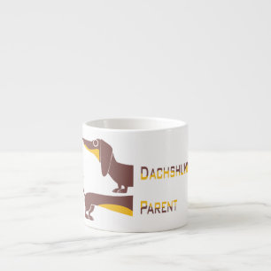 Taza De Espresso Divertido dachshund lindo para padres de perros la