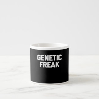 Taza De Espresso Divertido discurso de Freak T-Shirt genético