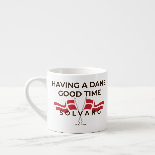 Taza De Espresso Divertido Mug Danés (Izquierda)