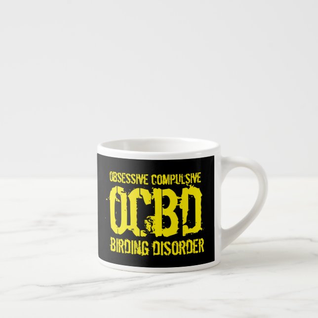 Taza De Espresso Divertido OCBD (Trastorno Obsesivo Compulsivo de A (Derecha)