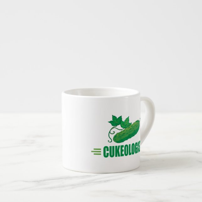 Taza De Espresso Divertido pepino (Derecha)