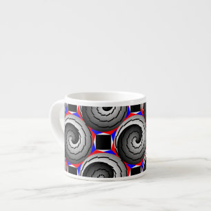 Taza De Espresso Doble espiral Yin Yang por Kenneth Yoncich