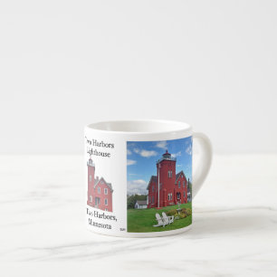 Taza De Espresso Dos Harbour Lighthouse espresso mug