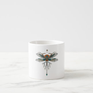 Taza De Espresso Dragon Fly Tattoo