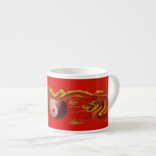 Taza De Espresso Dragones de Fuego Espresso Mug
