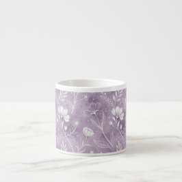 Taza De Espresso Dreamy Floral Specialty Mug – Art with a Twist