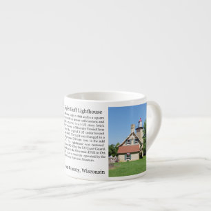 Taza De Espresso Eagle Bluff Lighthouse historia espresso mug