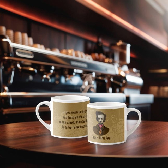 Taza De Espresso Edgar con un error de oro (Subido por el creador)