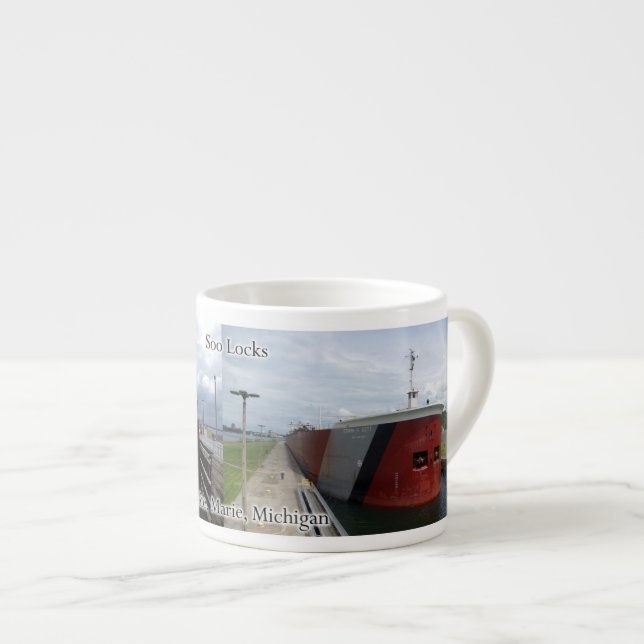 Taza De Espresso Edwin H. Gott Soo Locks espresso mug (Derecha)