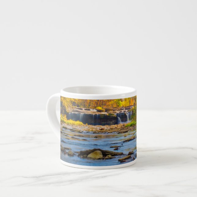 Taza De Espresso EE. UU., Indiana. Cataract Falls State Recreation (Izquierda)