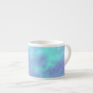 Taza De Espresso Efecto Nube de tormenta púrpura
