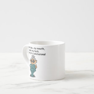 Taza De Espresso Ejercicio, Empujar, Saltar Humor