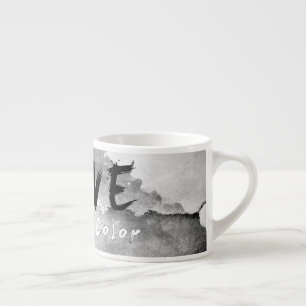 Taza De Espresso El amor de SlipperyJoe no tiene color raza tono de