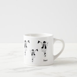 Taza De Espresso El baile de Espresso Mug Greek Evzone