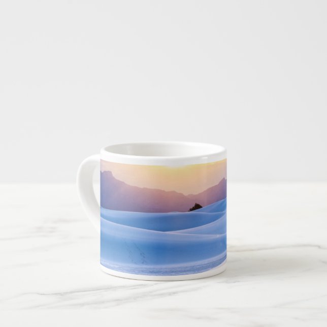Taza De Espresso El blanco enarena el monumento nacional 3 (Izquierda)