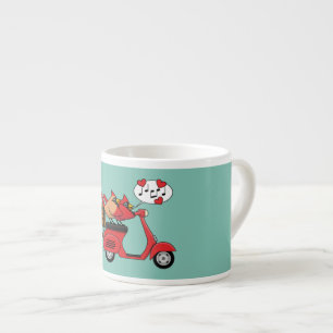 Taza De Espresso El cardenal rojo le gusta a Scooter