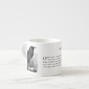 Taza De Espresso El cuervo de Edgar Allen Poe
