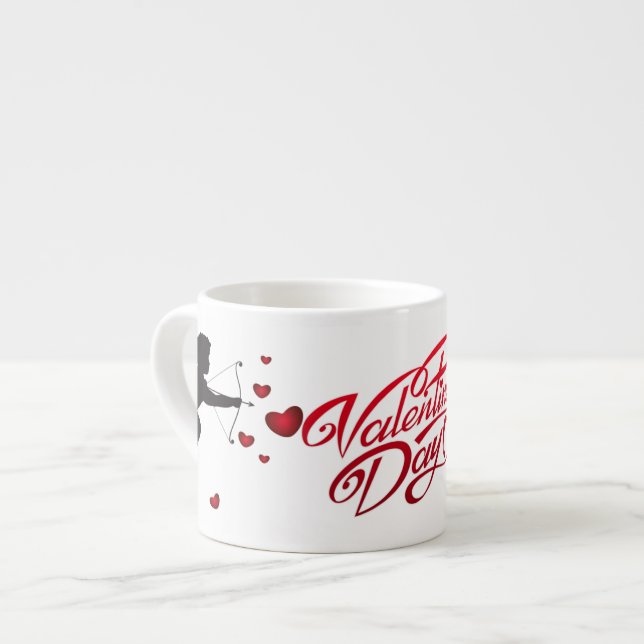 Taza De Espresso El día de San Valentín (Izquierda)