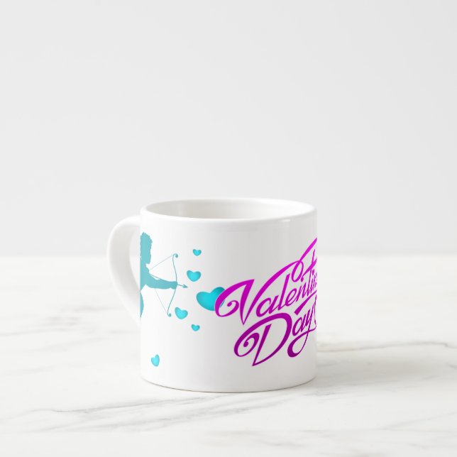 Taza De Espresso El día de San Valentín (Izquierda)