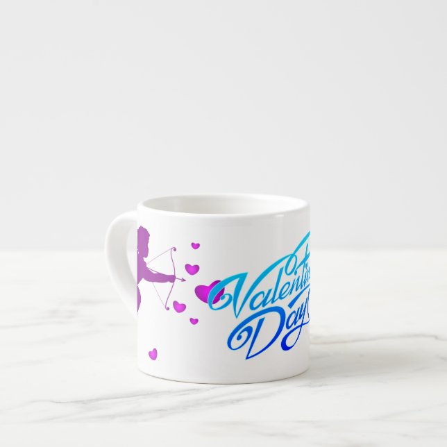 Taza De Espresso El día de San Valentín (Izquierda)