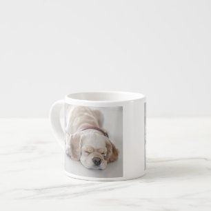 Taza De Espresso El dormir del perro de cocker spaniel