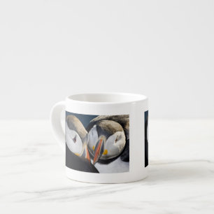 Taza De Espresso El frailecillo atlántico, un ave marina pelágica