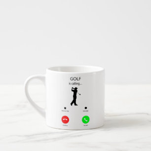 Taza De Espresso El Golf Llama, Regalo Para El Golfer, Regalo De Go