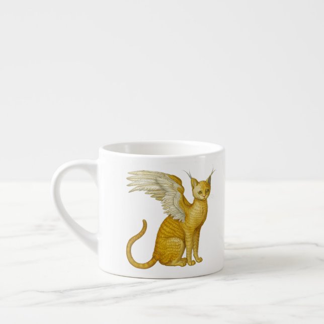 Taza De Espresso El maravilloso gato enquistado (Izquierda)