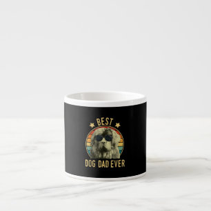 Taza De Espresso El mejor padre del perro.   regalo de papá de newf