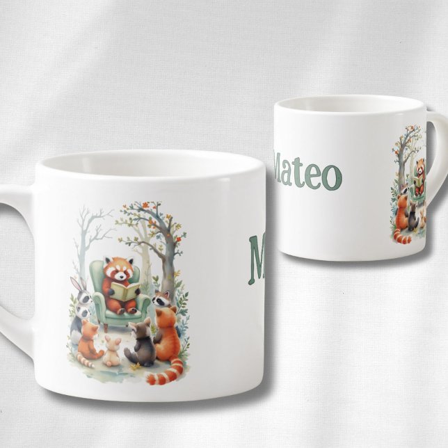 Taza De Espresso El nombre personalizado del bebé animal (Subido por el creador)