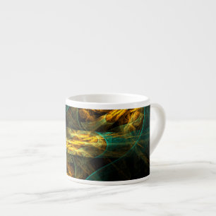 Taza De Espresso El ojo de la jungla Resumen del arte Espresso Mug