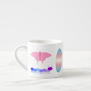 Taza De Espresso El orgullo transgénero LGBTQIA desciende a la mari