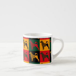 Taza De Espresso El perro de agua portugués inteligente