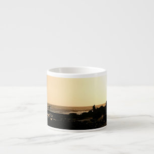 Taza De Espresso El practicar surf del final de los días