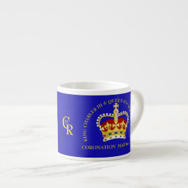 Taza De Espresso El rey Carlos III y la reina Consort Camila