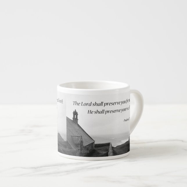Taza De Espresso El Señor Te Preservará (Derecha)
