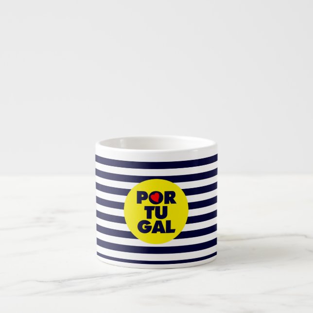 Taza De Espresso El sol portugués (Frente)
