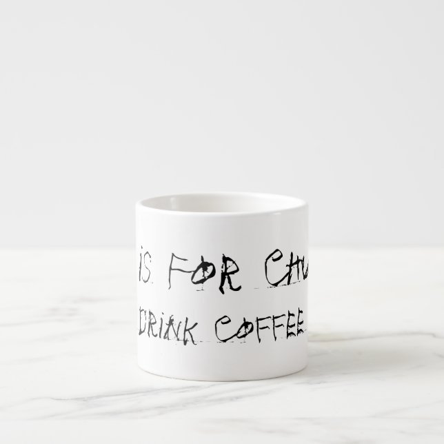 Taza De Espresso El té está para los zoquetes (Frente)