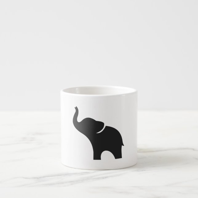 Taza De Espresso Elefante bebé (Frente)