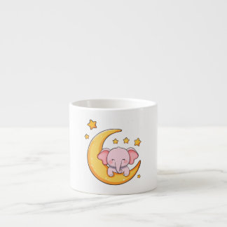 Taza De Espresso elefante de bebé lindo