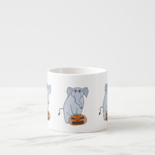 Taza De Espresso Elefante de calabaza