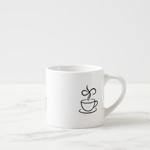 Taza De Espresso Elegante café al vapor