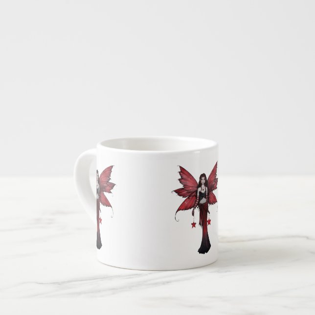 Taza De Espresso Elegantes Navidades Fairy Mug (Izquierda)