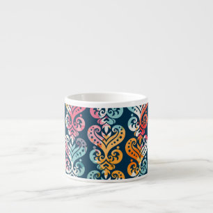 Taza De Espresso Elementos decorativos, diseño versátil de patrones