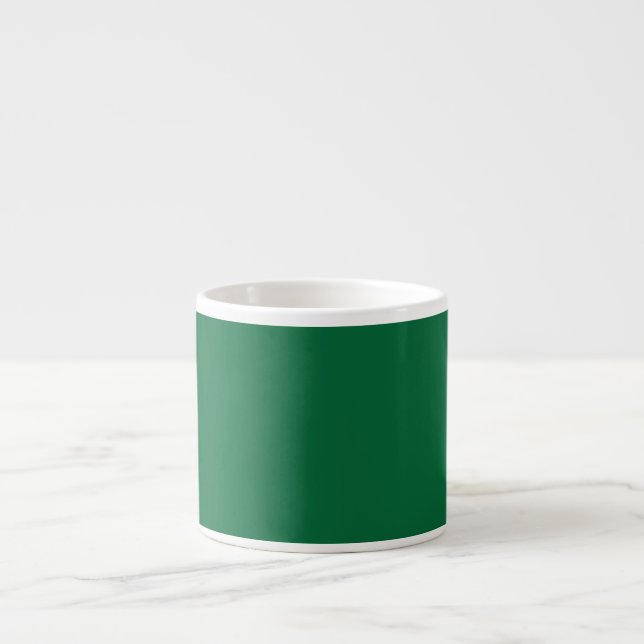 Taza De Espresso Elevar el diseño Web con un fondo verde (Frente)