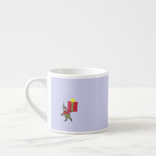 Taza De Espresso Elf con caja roja espresso mug