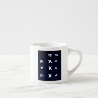 Taza De Espresso ...elige tu libertad...arte de Jutta Gabriel...