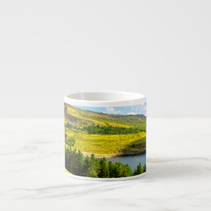 Taza De Espresso Embalse de Dovestone al sol de verano